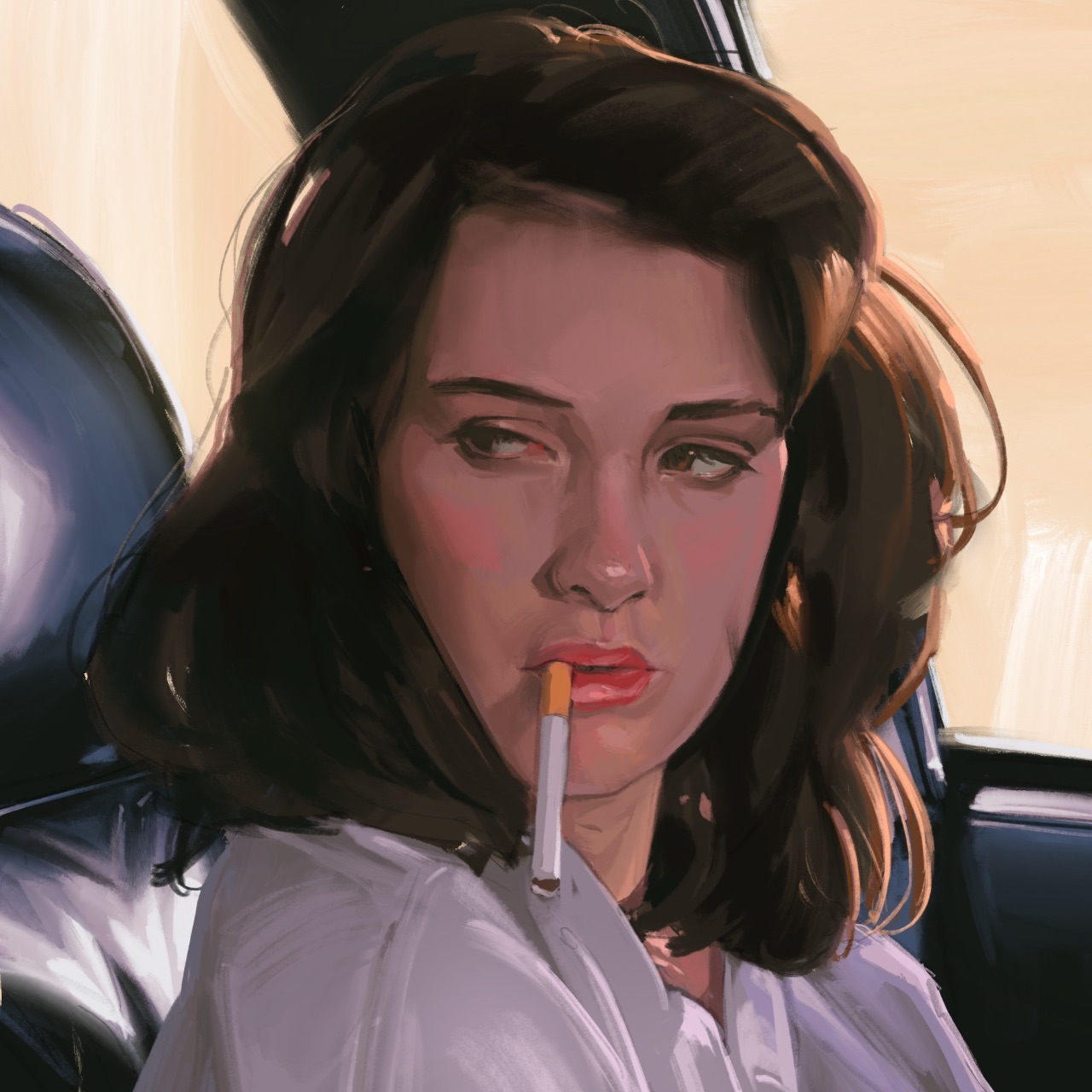 Cigarette woman
